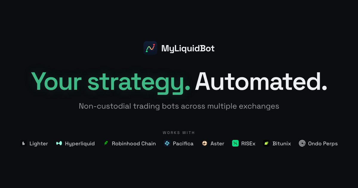 Liquid Bot MyLiquidBot — Grid Trading Bots